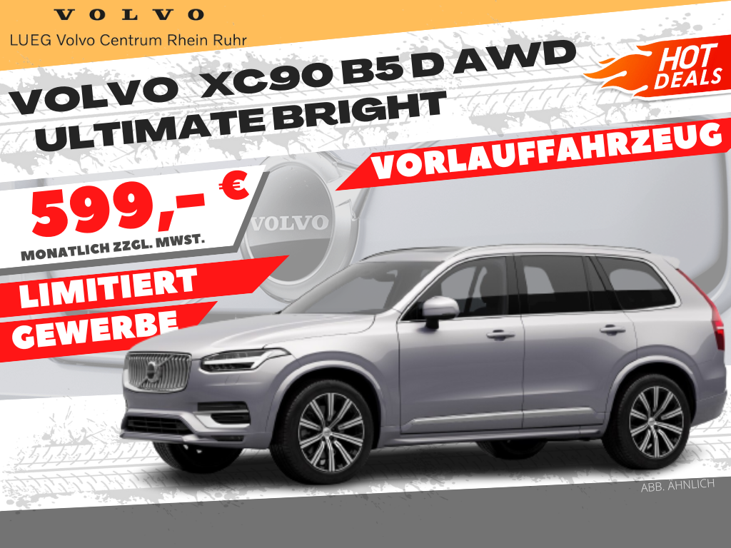 Volvo XC90 B5 D AWD Ultimate Bright | Gewerbe | Vorlauffahrzeug |
